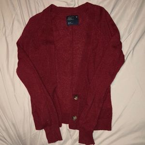 American Eagle Outfitters Red Cardigan, Size XS